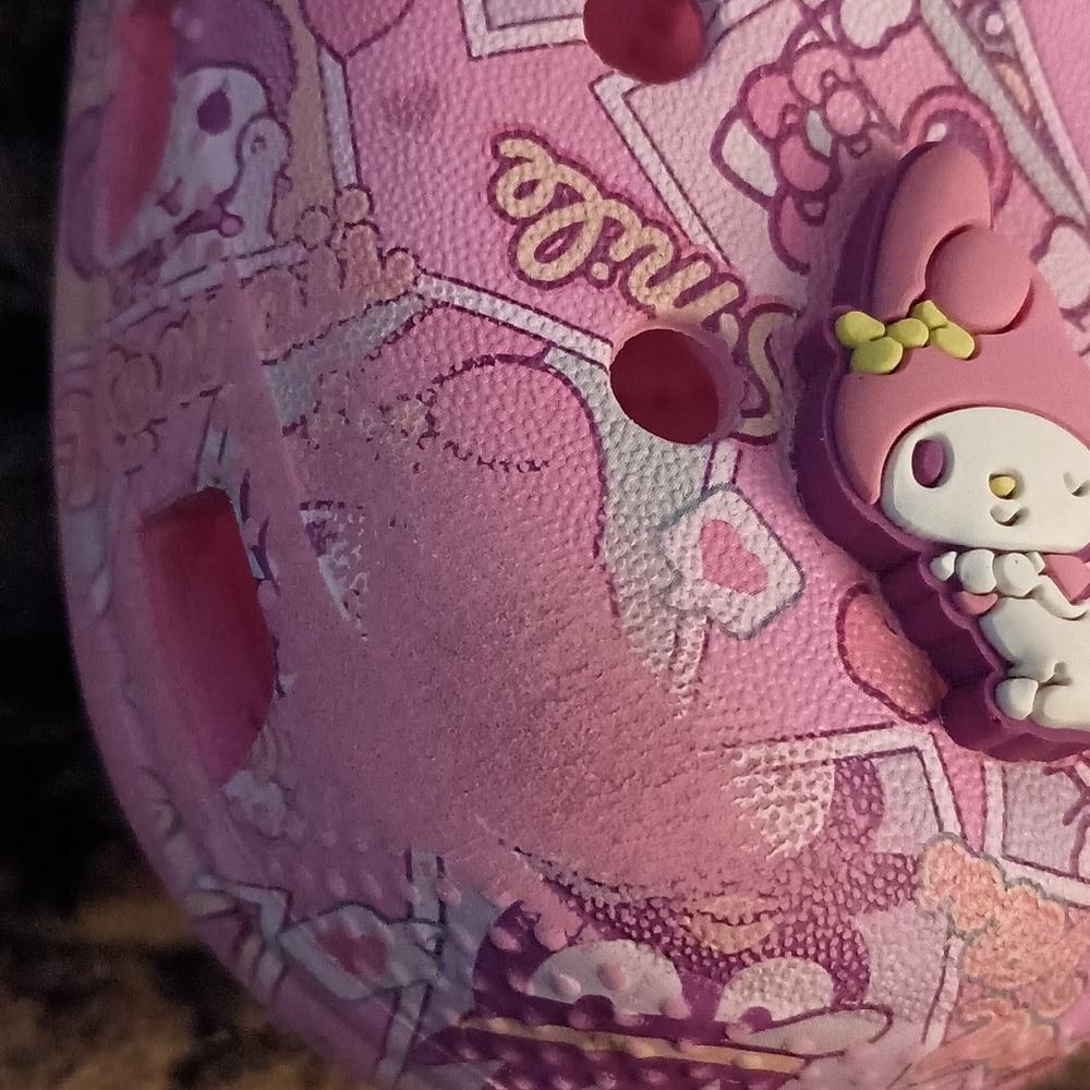 Crocs Hello Kitty & Friends Sanrio Classic W/Jibbitzs  Clogs Junior Size 3/W 5 - Picture 8 of 8